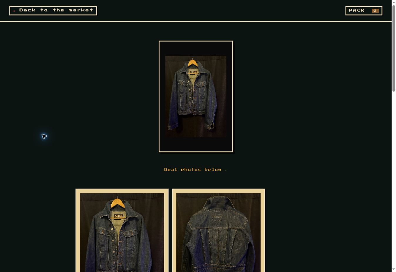 SNAFU Jean Paul Gaultier jacket product photography